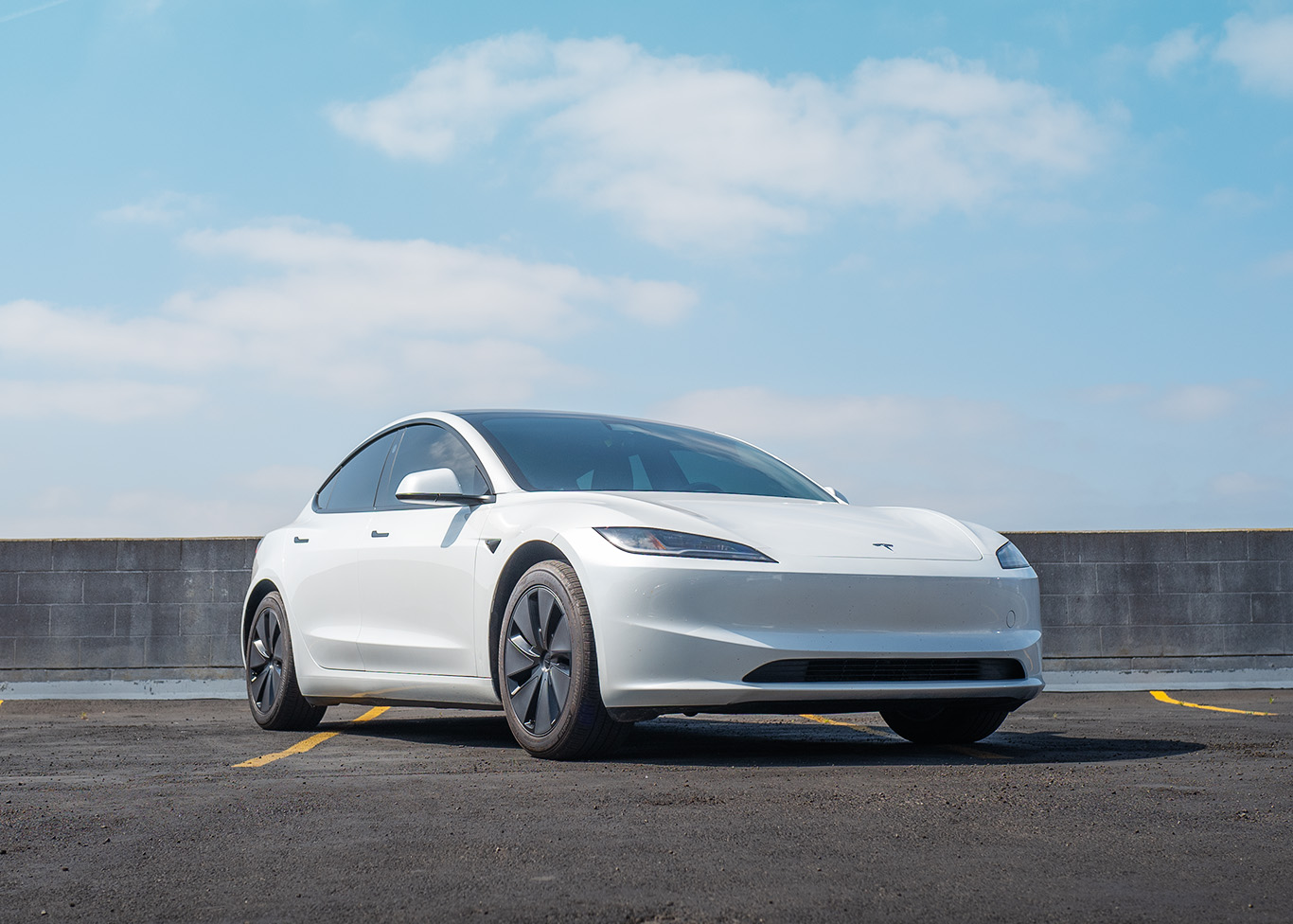 Tesla Model 3 支持FSD 美国租车实车图