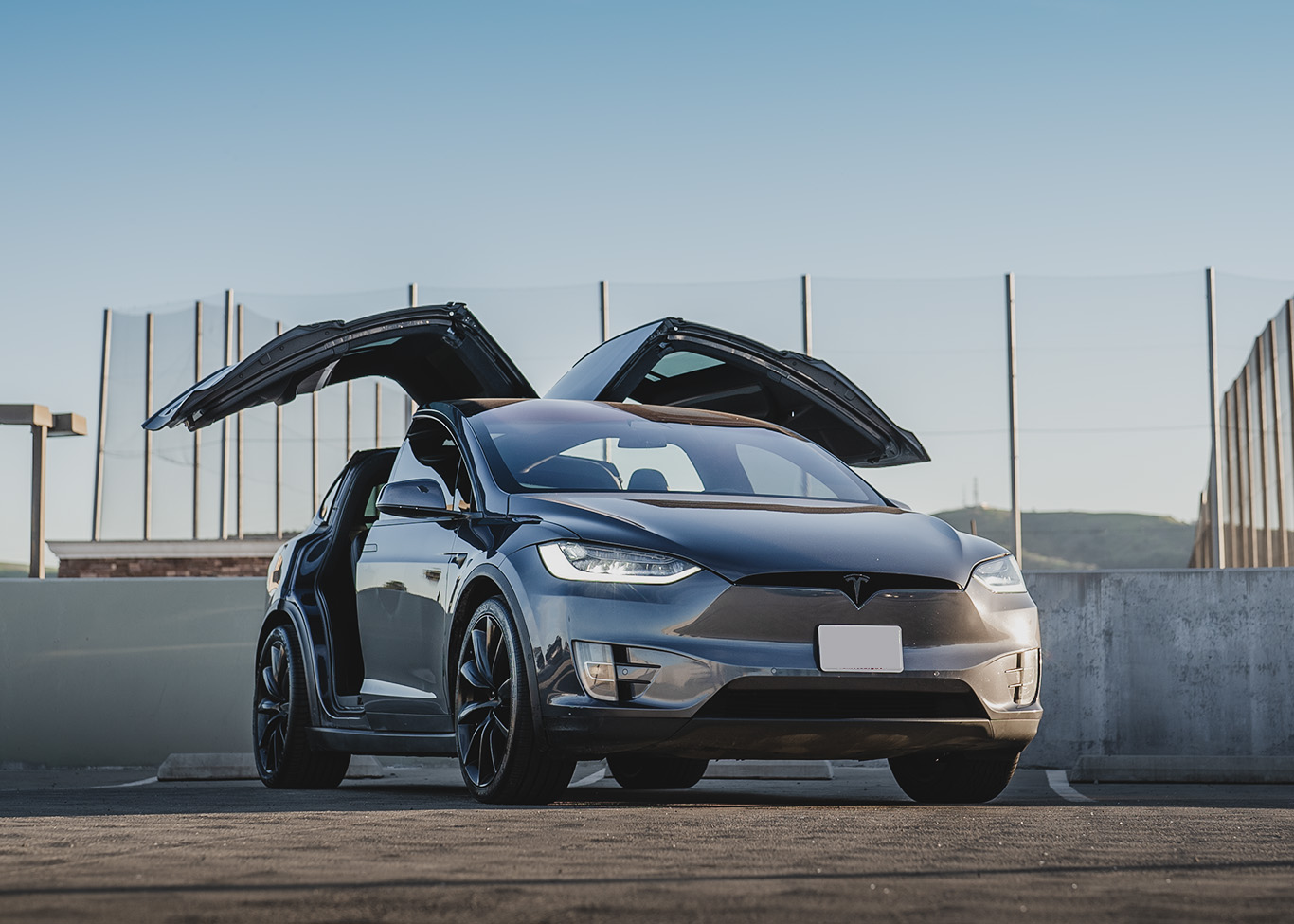 2018 Tesla Model X 洛杉矶特斯拉电动车租赁